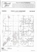 Perch Lake Township, Cedar Lake, Hardwood Lake, Directory Map, Carlton County 2006